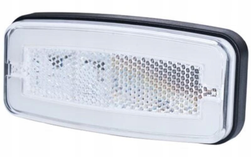 LAMPA POZYCYJNA LED Z ODBLASKIEM NEON 2-FUNKCYJNA BIAŁY 12/24V UNIWERSALNA