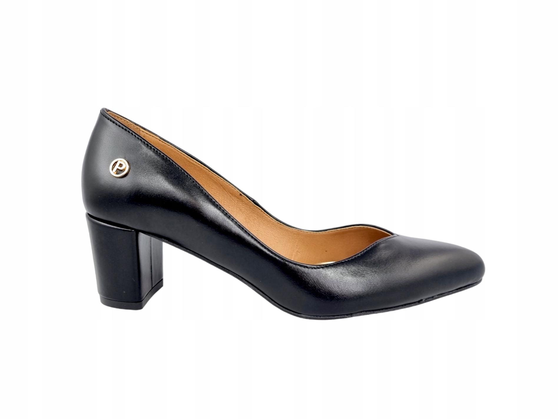 Černé Kožené Lodičky Prestige 2219/OBL K-Lico VEL.37