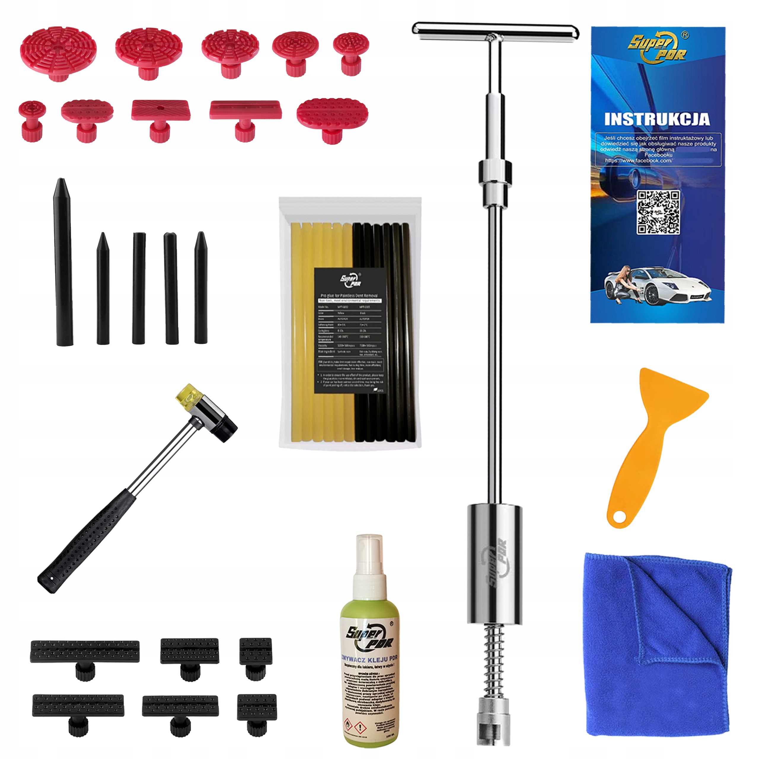 Setrvačné kladivo Sada pro odstraňování promáčklin