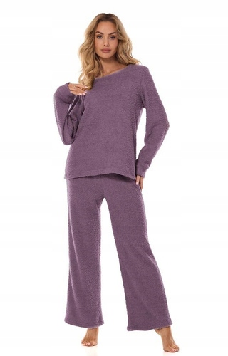 Komplet L&L 2414 D/r Homewear S-Xl M ametyst