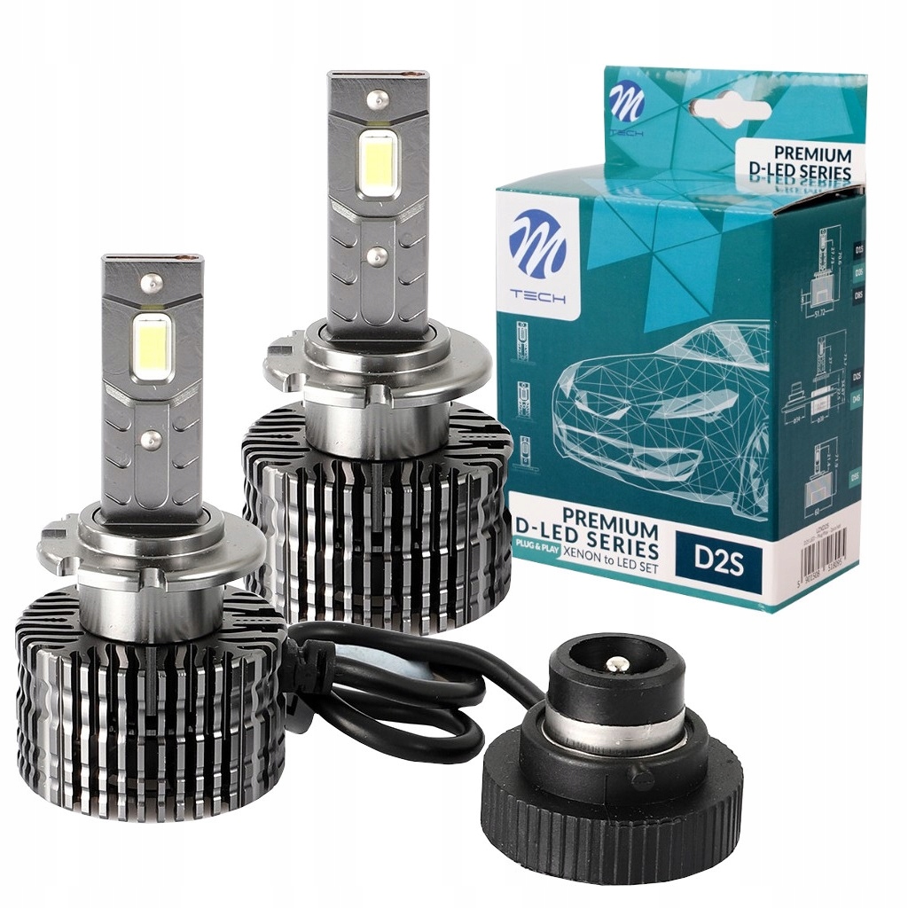 Žiarovky D2S Led Hid Xenon 35W P&p Ultra Biela 8400lm Canbus