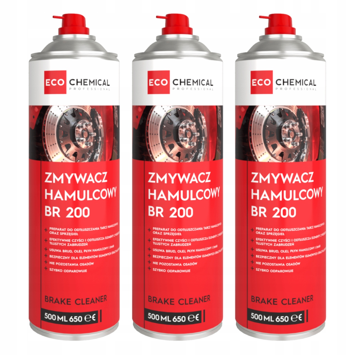 Zmywacz Hamulcowy Ecochemical Br 200 BR200 3x 500ml