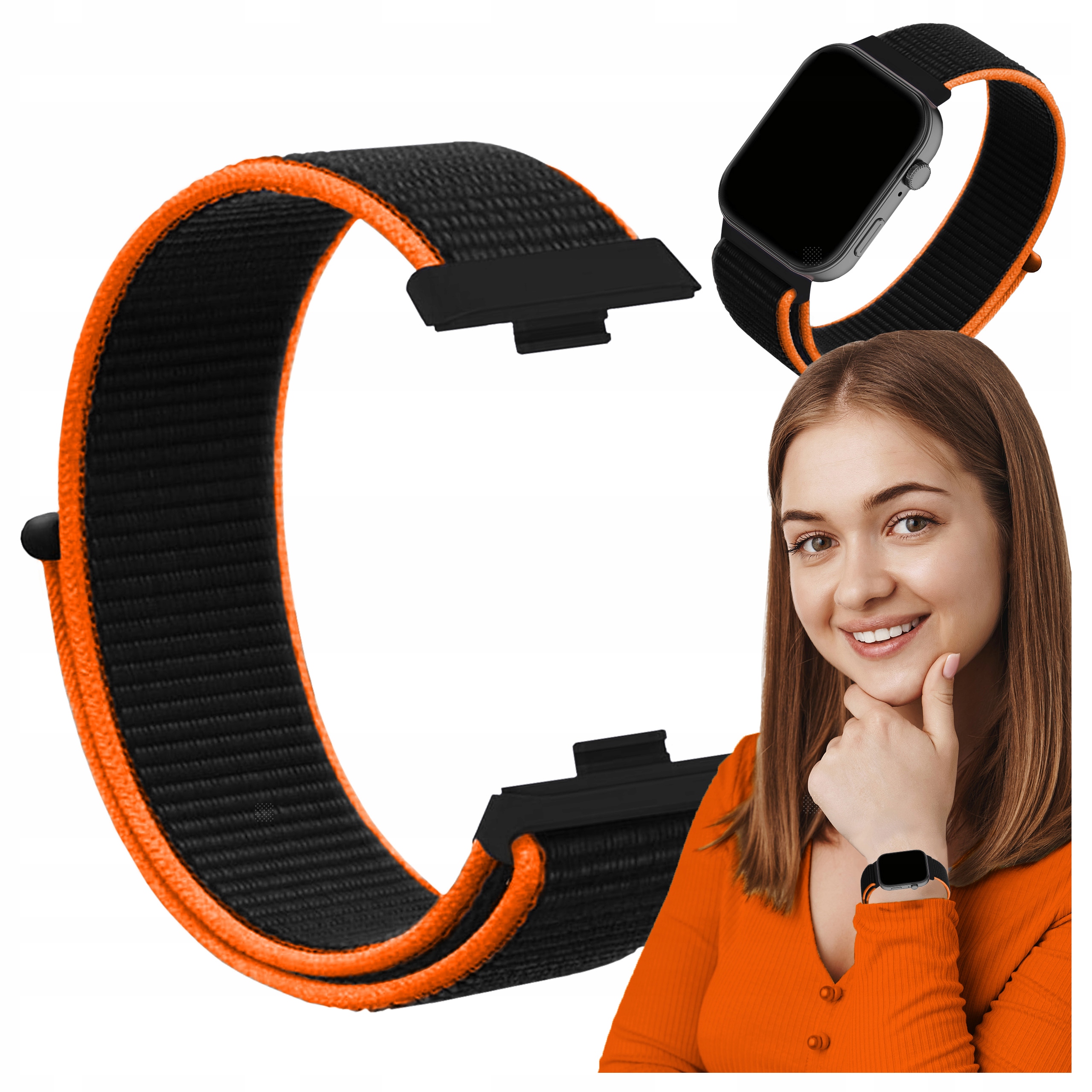 Pasek do zegarka Huawei Watch Fit 3 4 4 Pro 5 5 Pro opaska nylonowa
