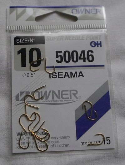 Haczyki Owner Iseama Size 10