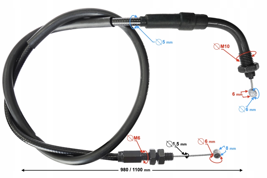 Linka gazu powrotu VOGE 650DS Producent WZMOTO