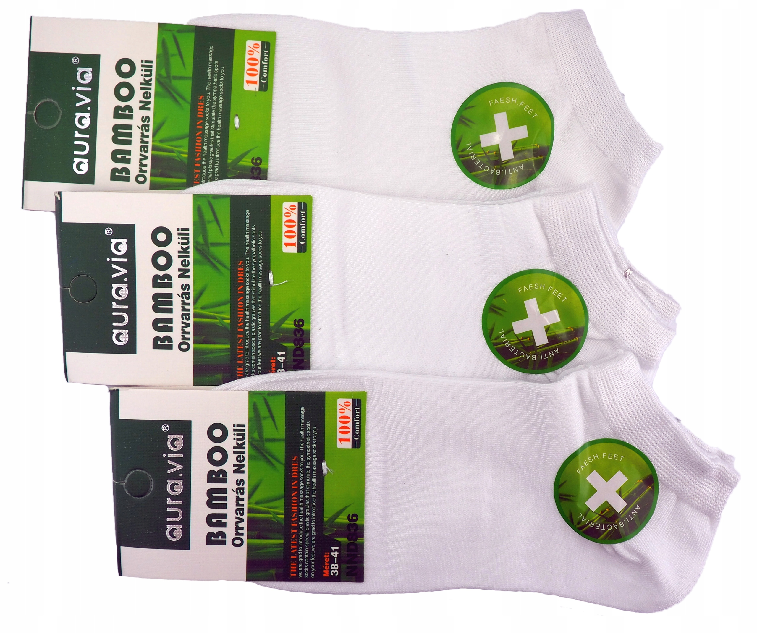 

Stopki,skarpety,bambus zestaw roz 38-41 Aura.via