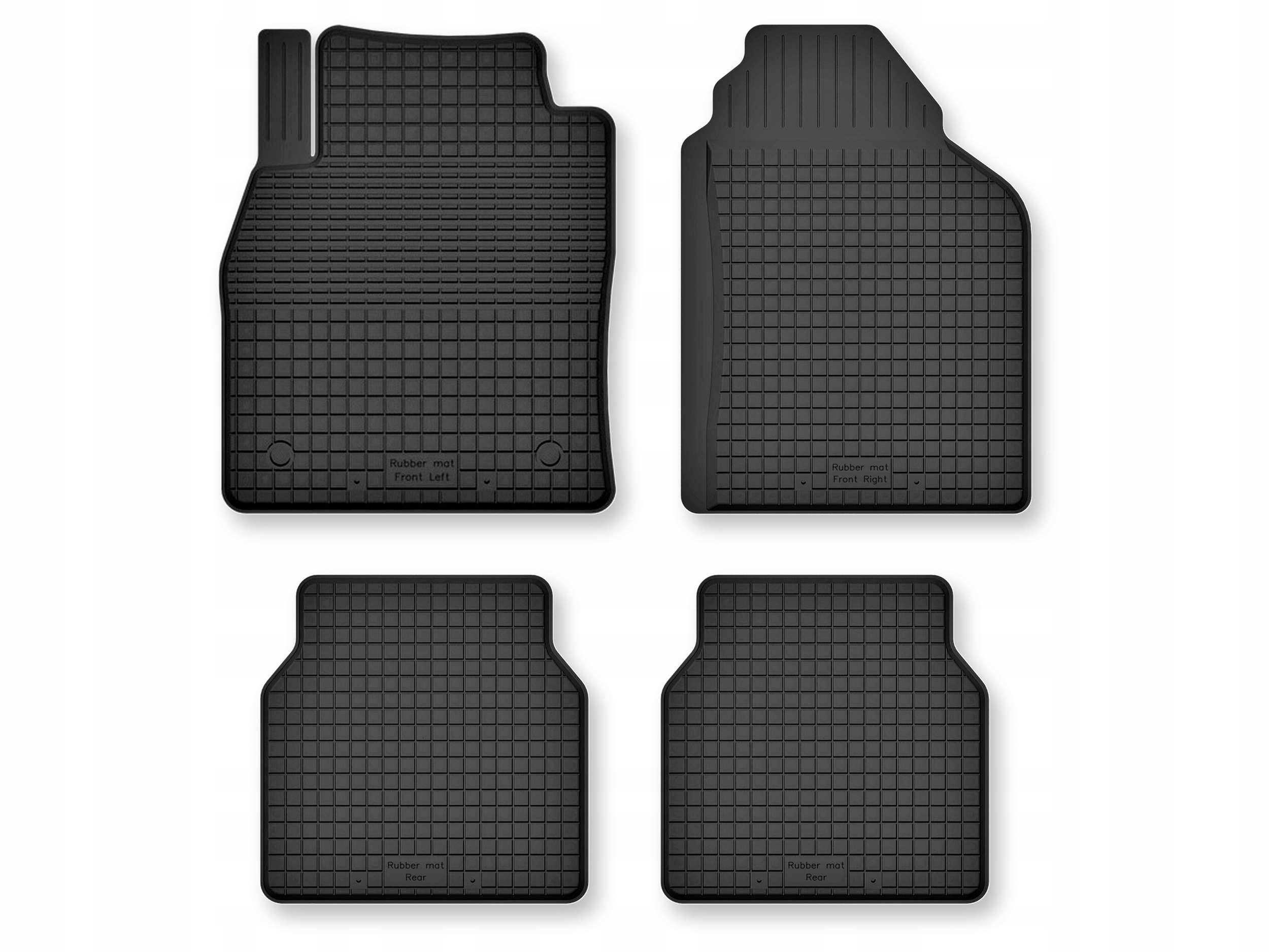 Dywaniki gumowe Wlg komplet 4 szt. do Ford EcoSport MK2