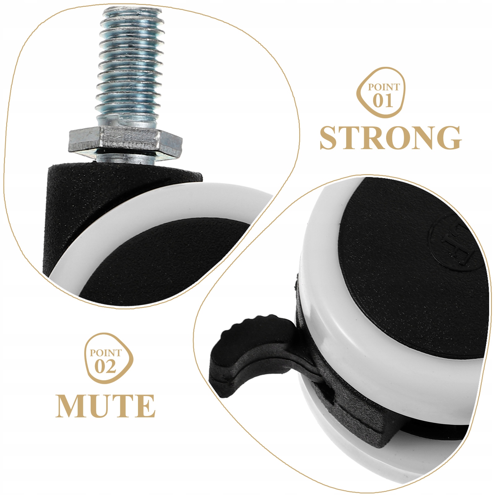 MAŁE KÓŁKA UNIWERSALNE KOŁO PASOWE OBROTOWE Kod producenta 18557486