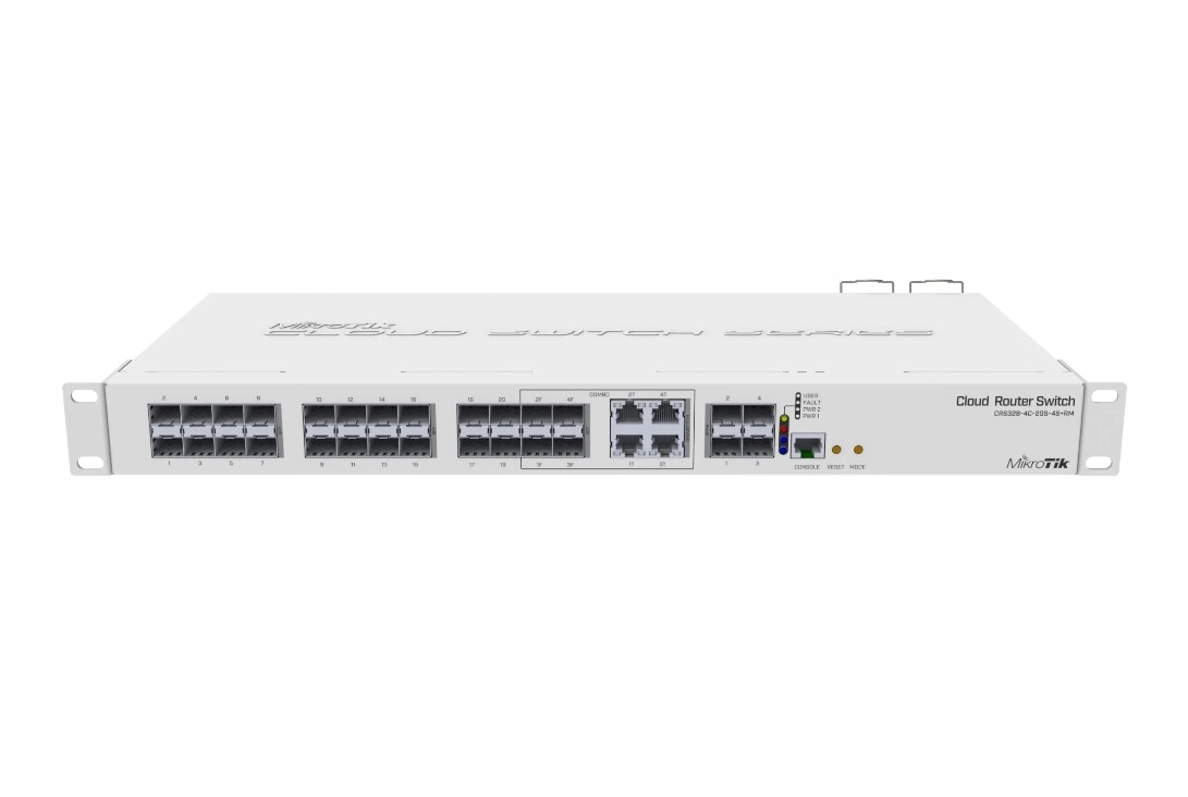 MikroTik Cloud Router Switch CRS328-4C-20S-4S+RM, Ros L5, 20x Sfp, 4x Sfp+,