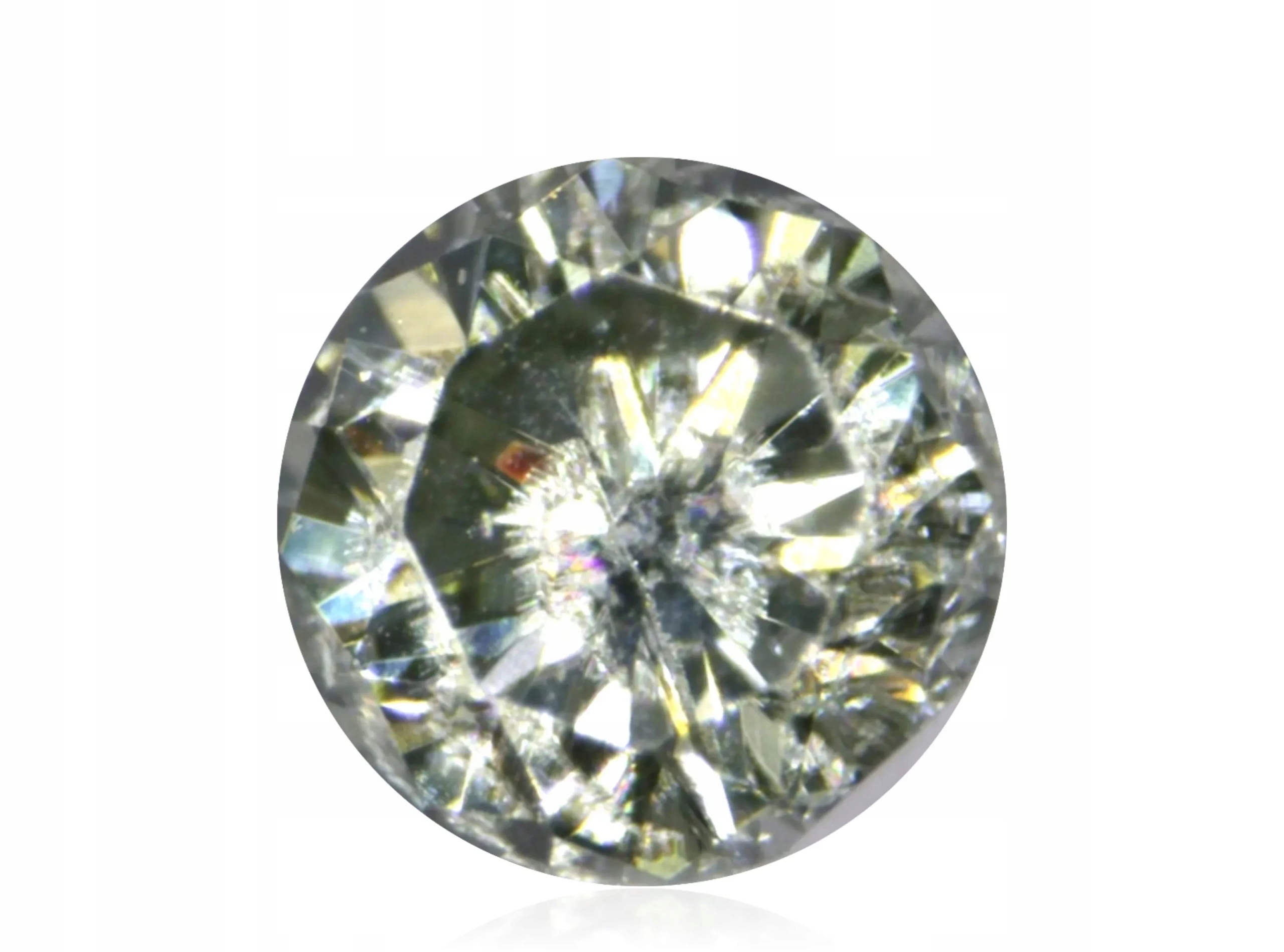 Přírodní Diamant 0.02ct Zelený Briliant I1 eCertifikát Wbd