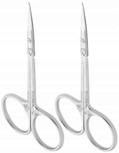 2 kusy Profesionální nůžky na kůži s háčkem 23 Type 1 Staleks