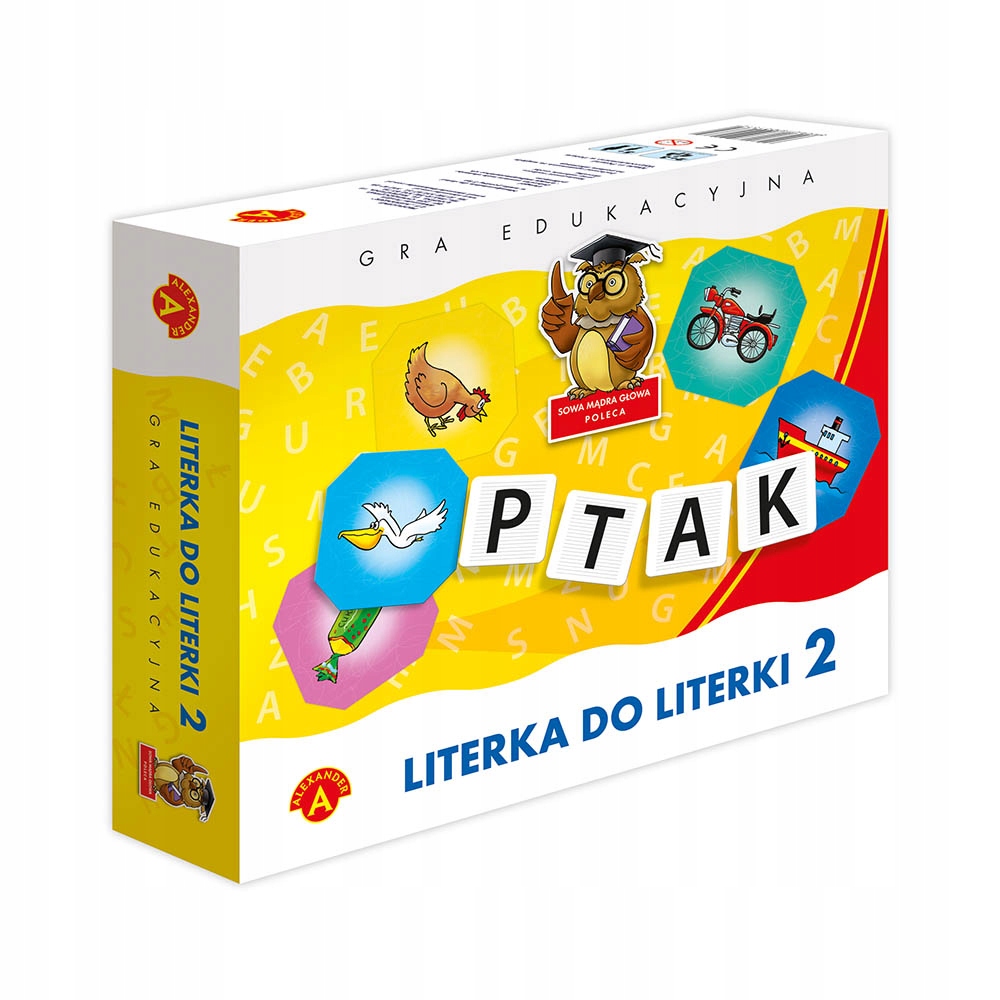 LITERKA DO LITERKI 2 Gra edukacyjna Alexander