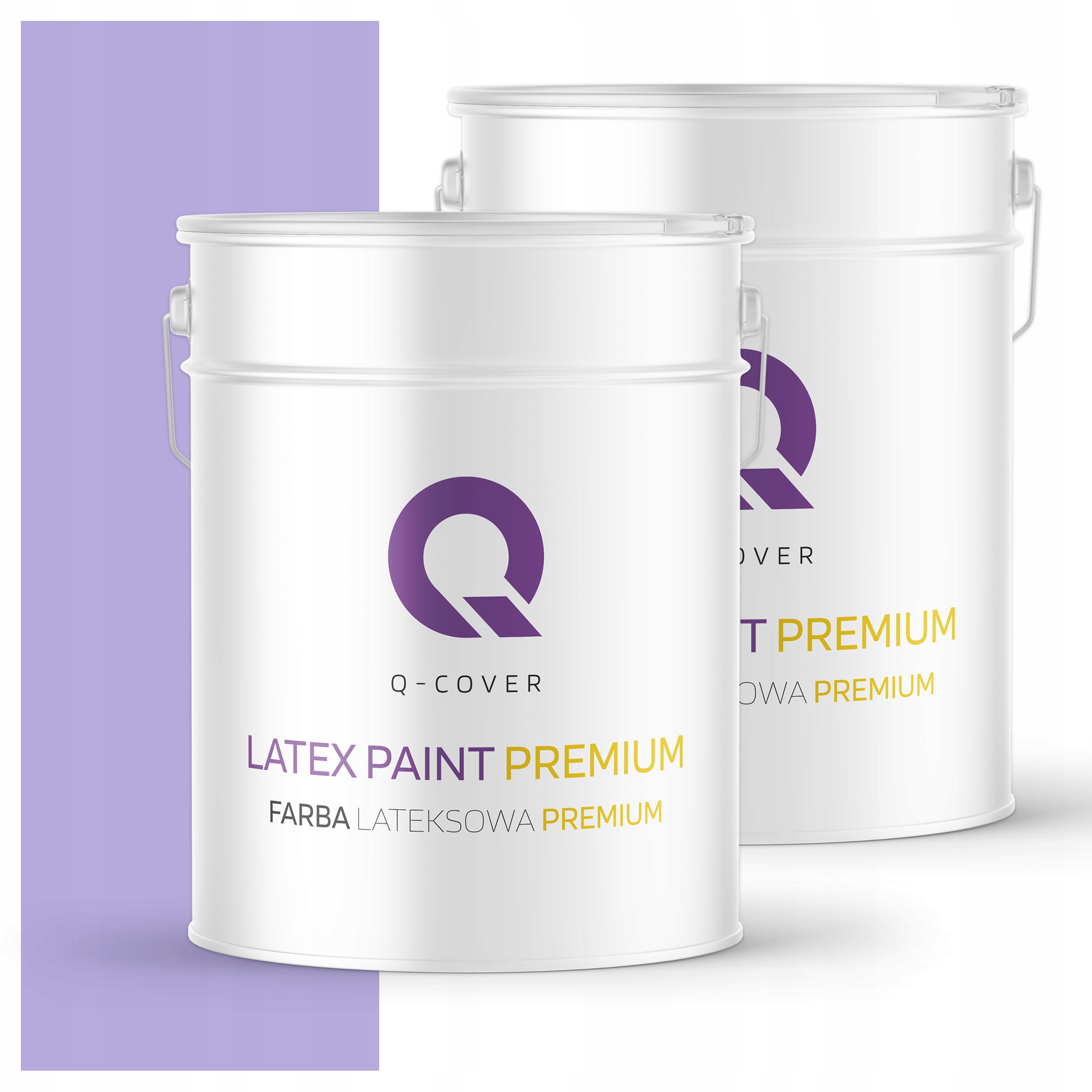 Plamovzdorná farba Umývateľná na steny stropov 10L Hlboká matná vresová H2743