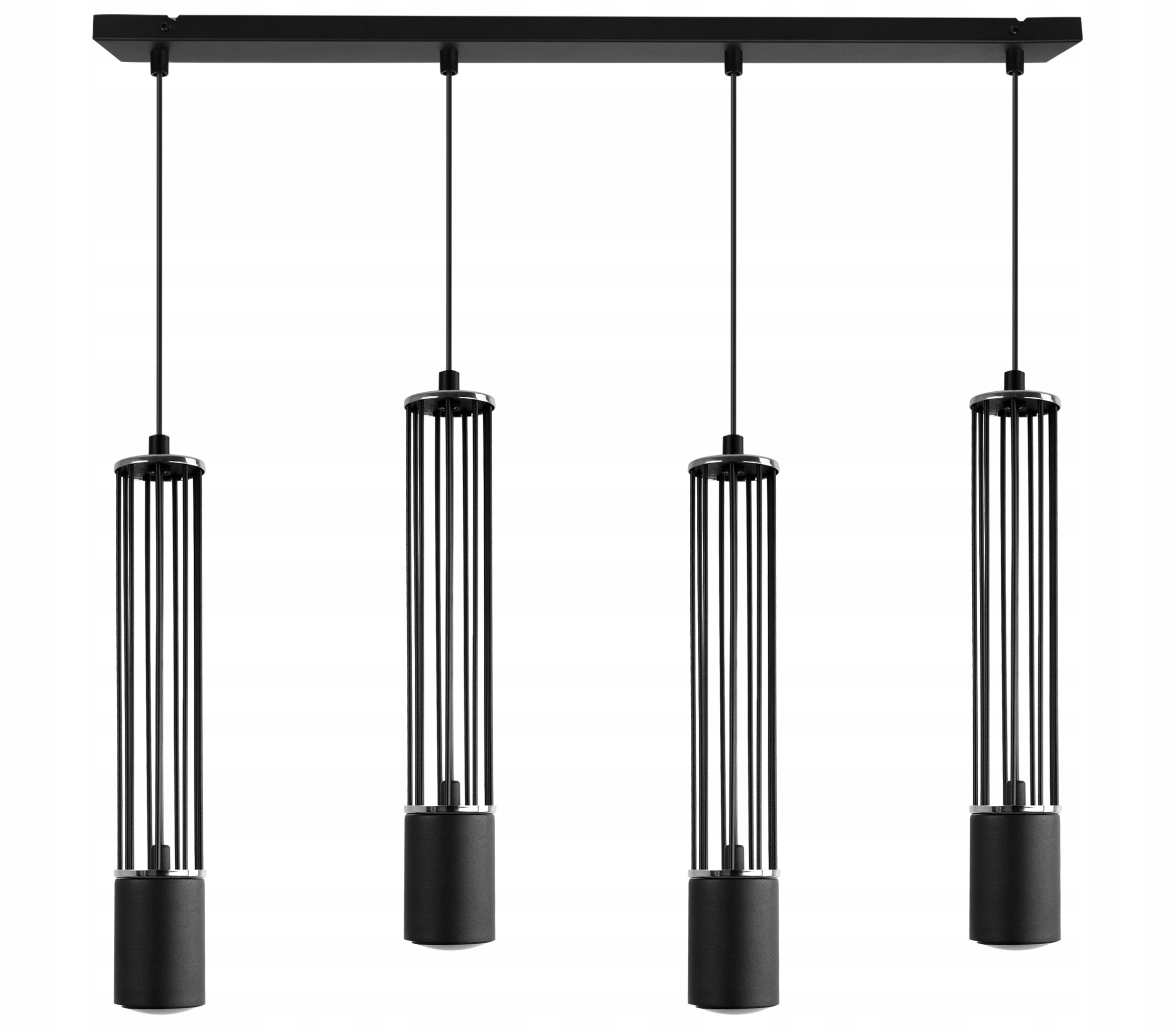 Led Stropní Lampa Závěsná Tuba Lišta Černá Nad Ostrovem Stůl Lustr Loft