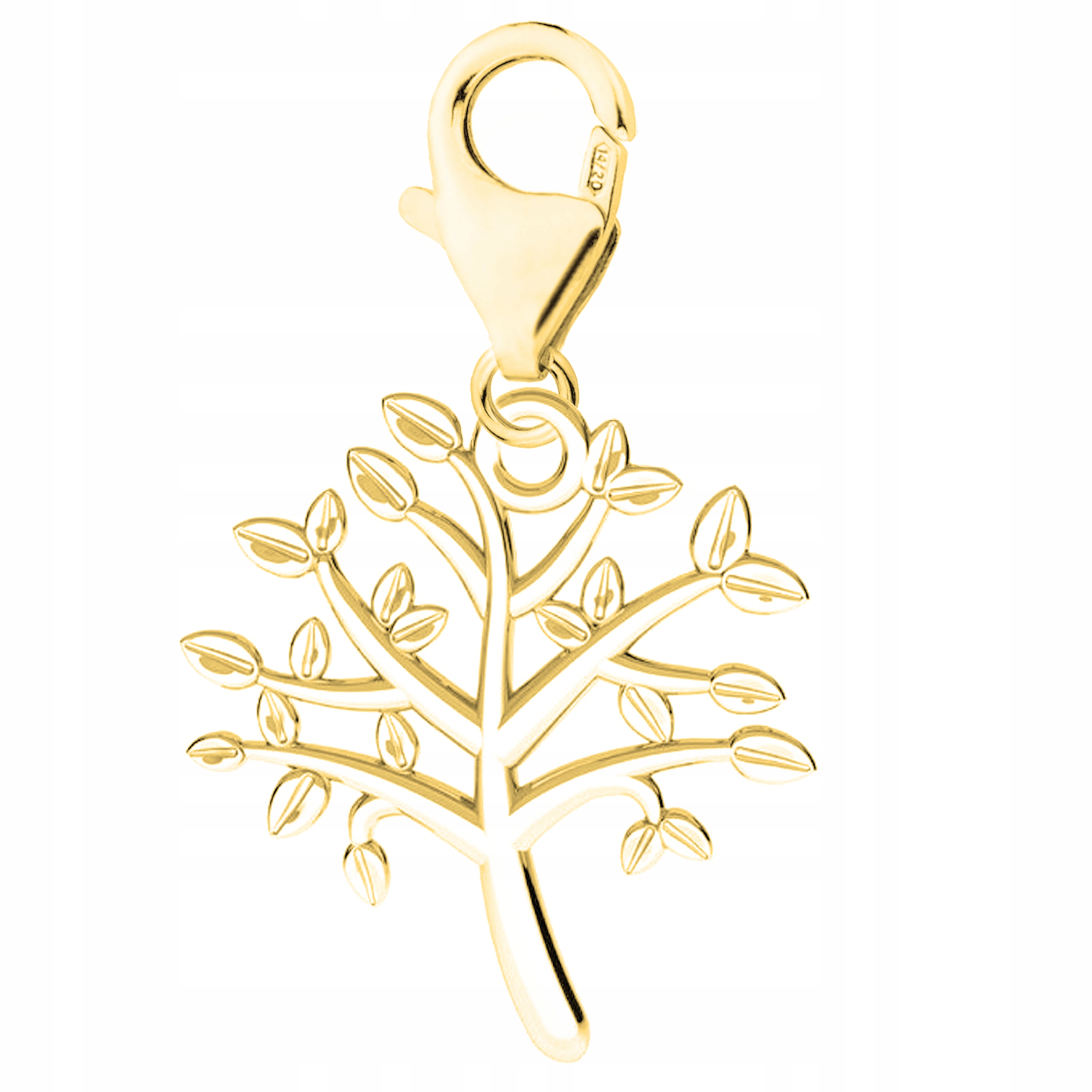 Zlatý závěsný přívěsek Strom života stříbro 925