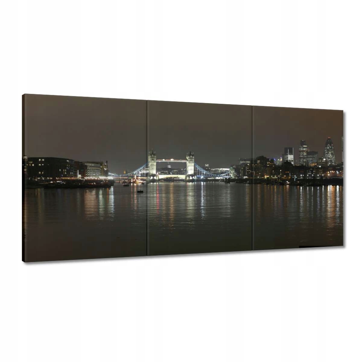 Obrazy 180x90 Nočná panoráma Londýna