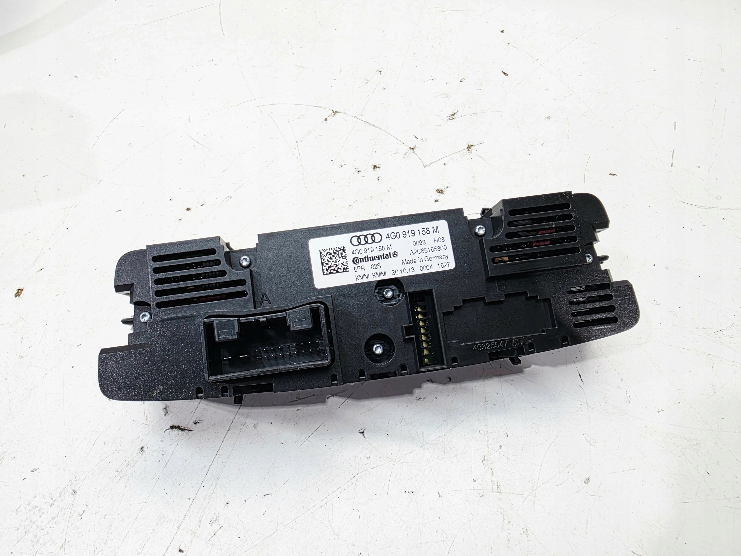 PANEL klimatizaci topení KLIMATRONIK záď AUDI A6 C7 A7 4G0919158M