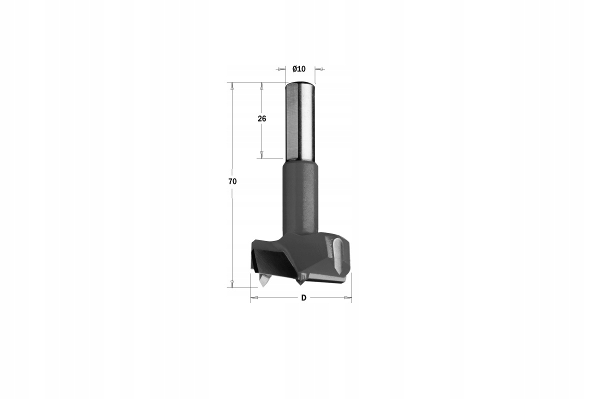 Cmt 369.140.11 Vrták Hw D=14 L=70 S=10x26 Rh