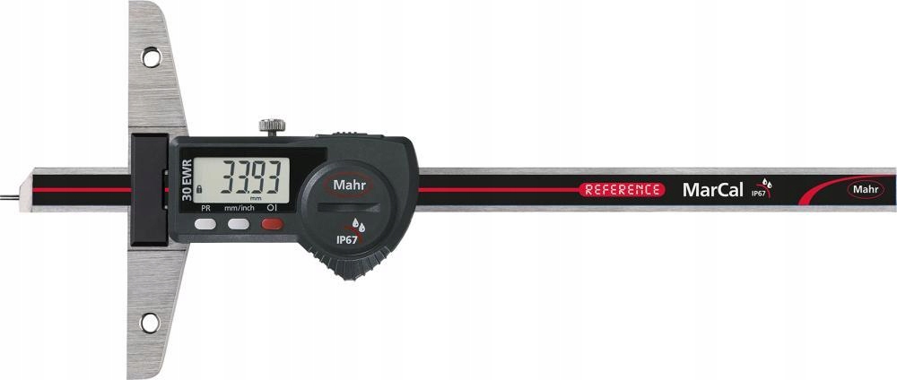 Hloubkoměr s digitálním odečtem 30EWR IP67 150 mm Mahr