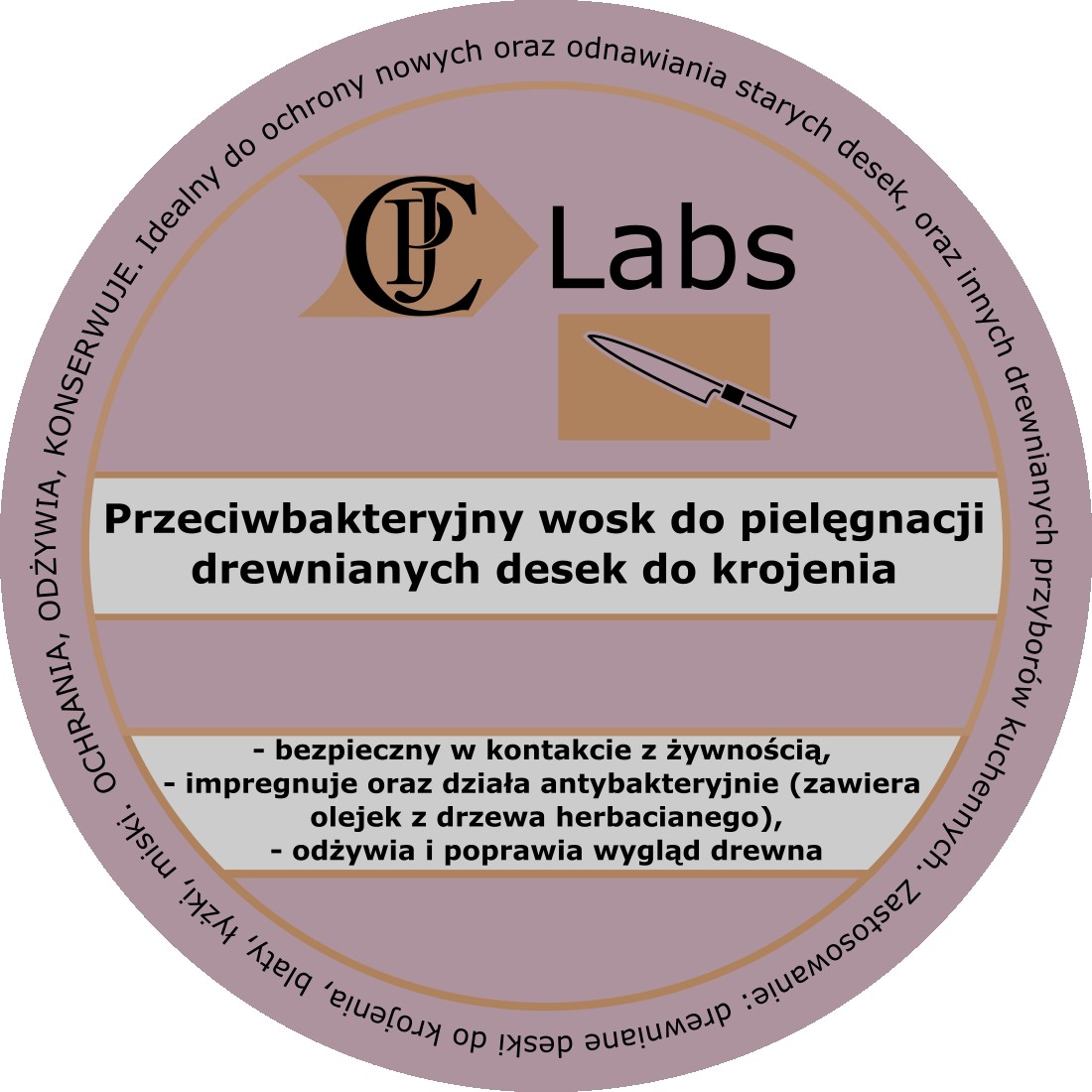 Levně Antibakteriální vosk na krájecí prkénka – 120 ml