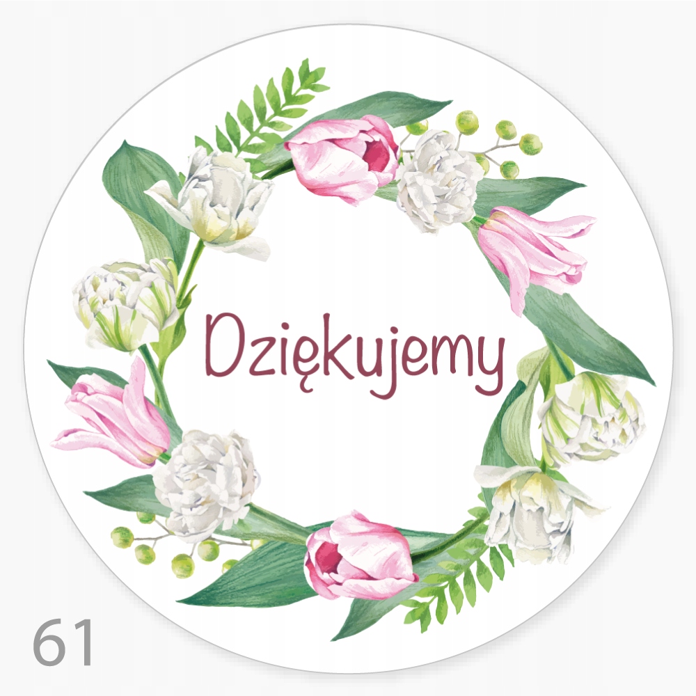 

Naklejki Dziękujemy Hand Made Upominek 48