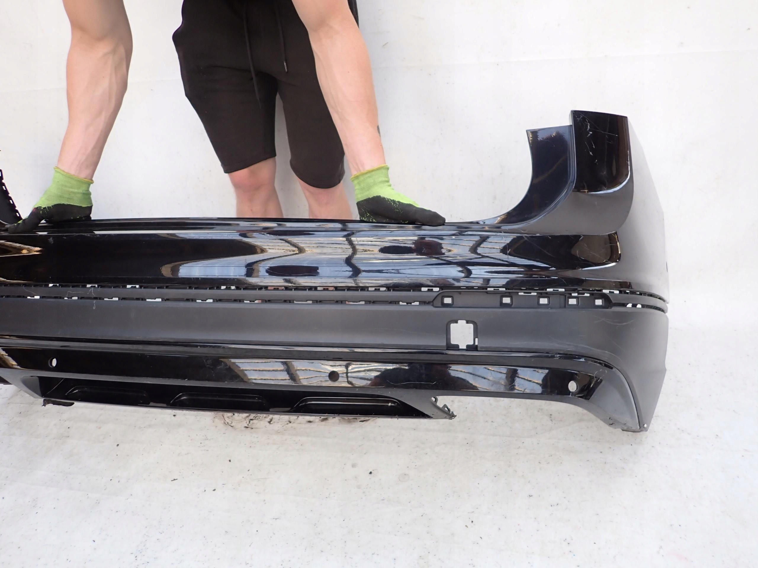 VW TIGUAN II ALLSPACE 16- bumper rear part rear 6PDC
