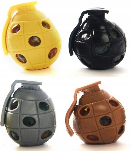 

Gniotek antystresowy Granat z kuleczkami Mix kolor