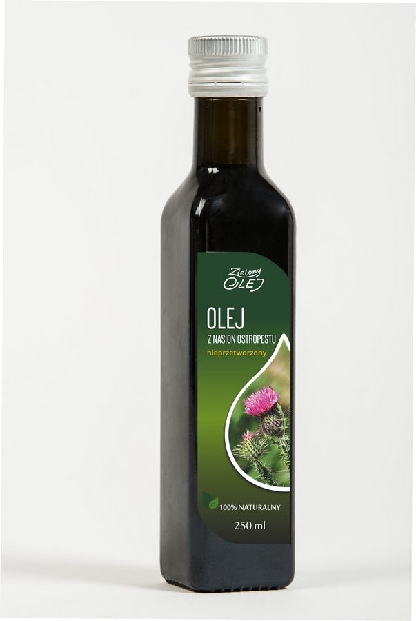Olej z Ostropestu 250ml Zielony Olej