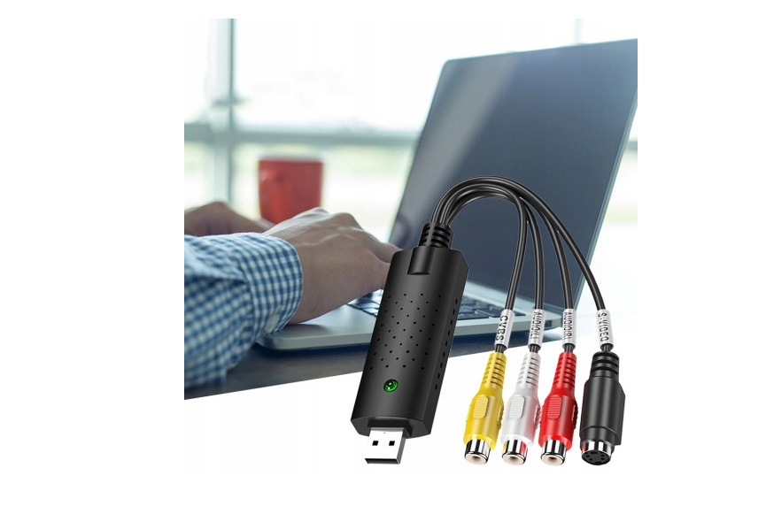 VIDEO GRABBER ZGRYWANIE Z VHS PRZEGRYWANIE DVD CD Model DC60-008