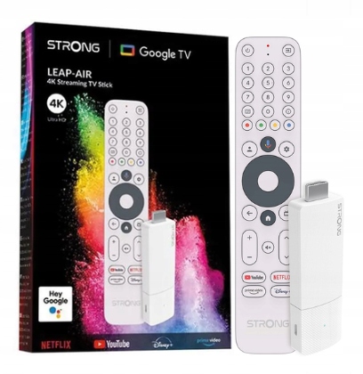 Multimediálny prehrávač Strong Leap-air 4K Google Tv Stick Android 14