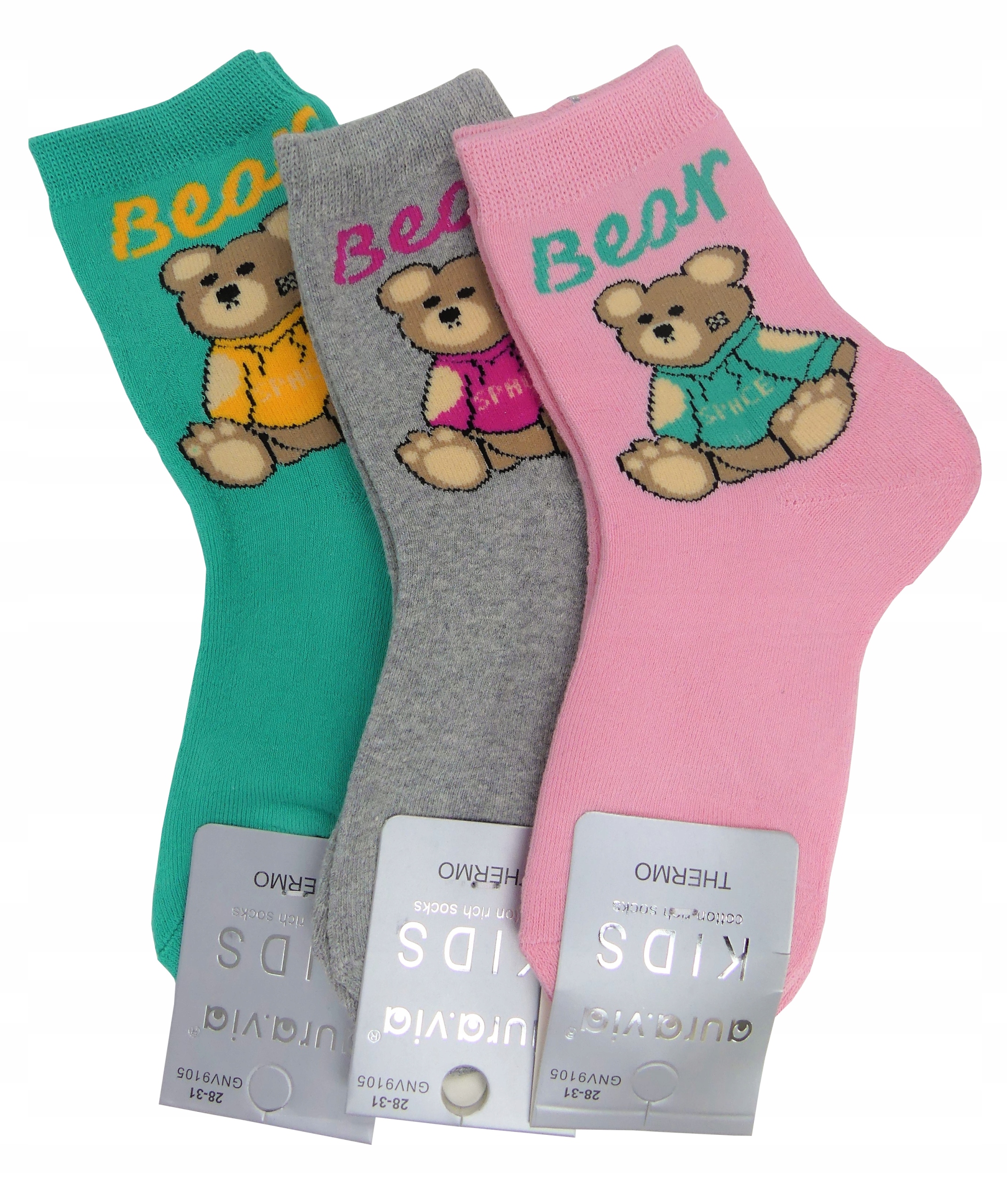 

3x Skarpety dziecięce Frotki AuraVia 28-31 Ciepłe