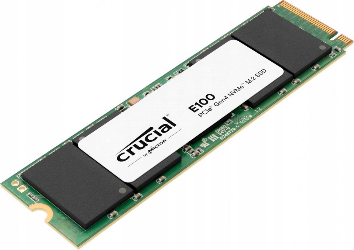 Crucial E100 480GB Ssd PCIe 4.0 NVMe 4500/2500 MBs
