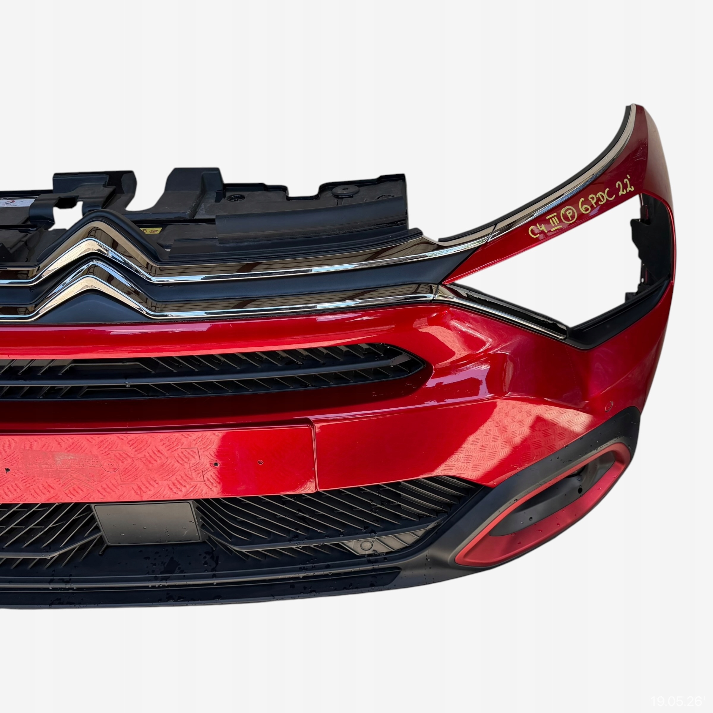 front bumper complete CITROEN C4 III 2022 ROK 6 PDC