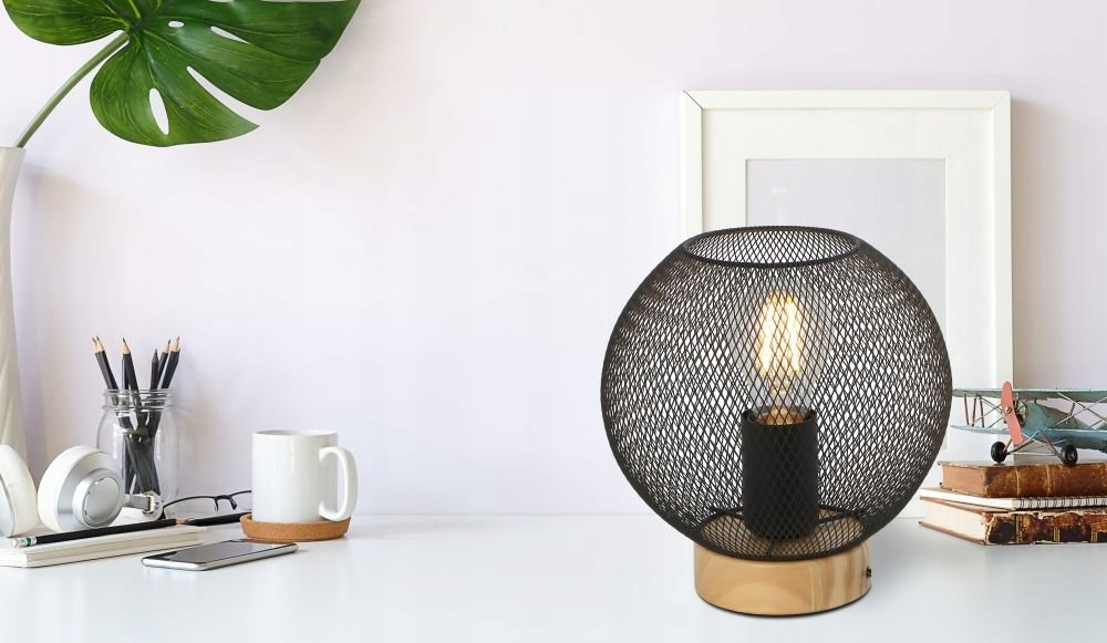 Ażurowa klimatyczna lampka stołowa PABLO Globo Marka Globo