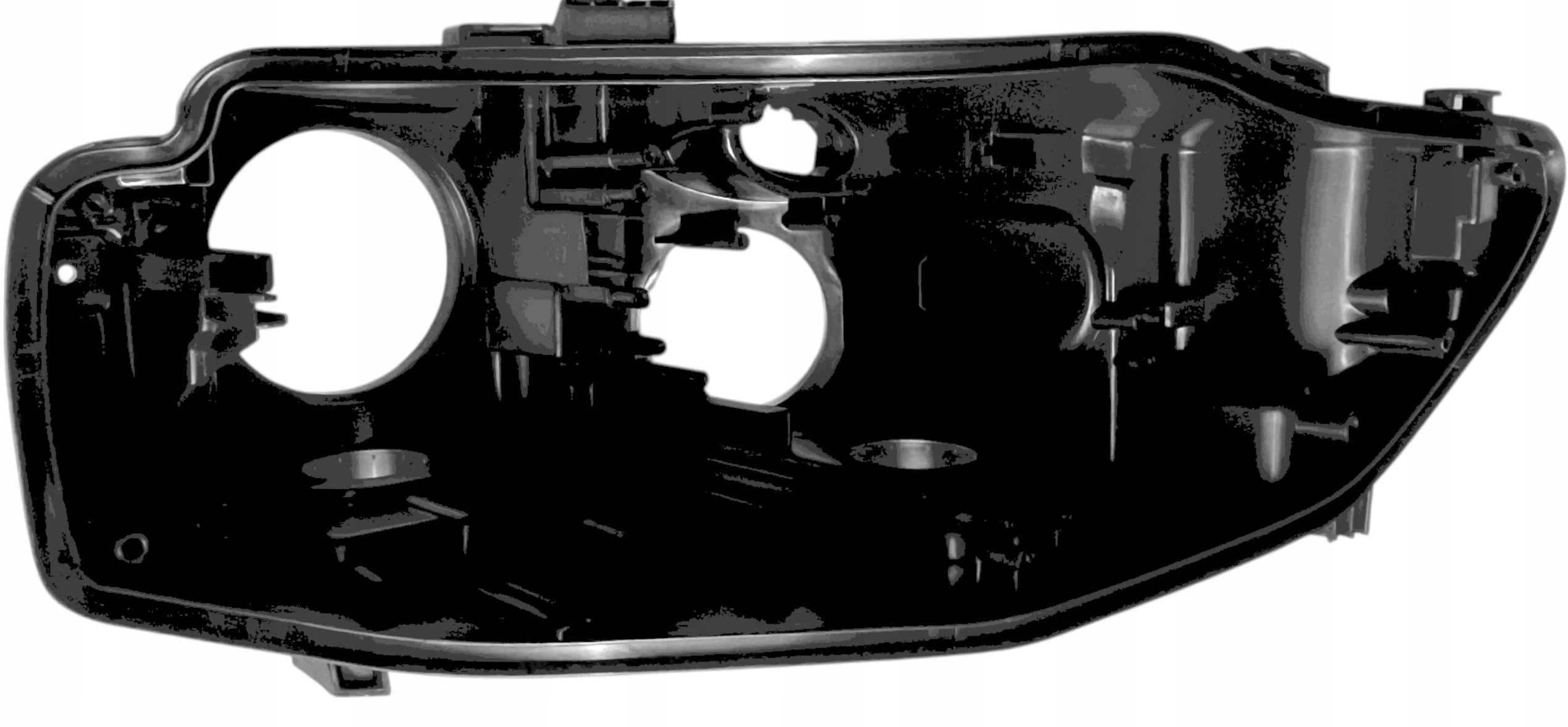 A4 B8 2012-2015 plechovka Pouzdro Lampy světlometu přední Pravé