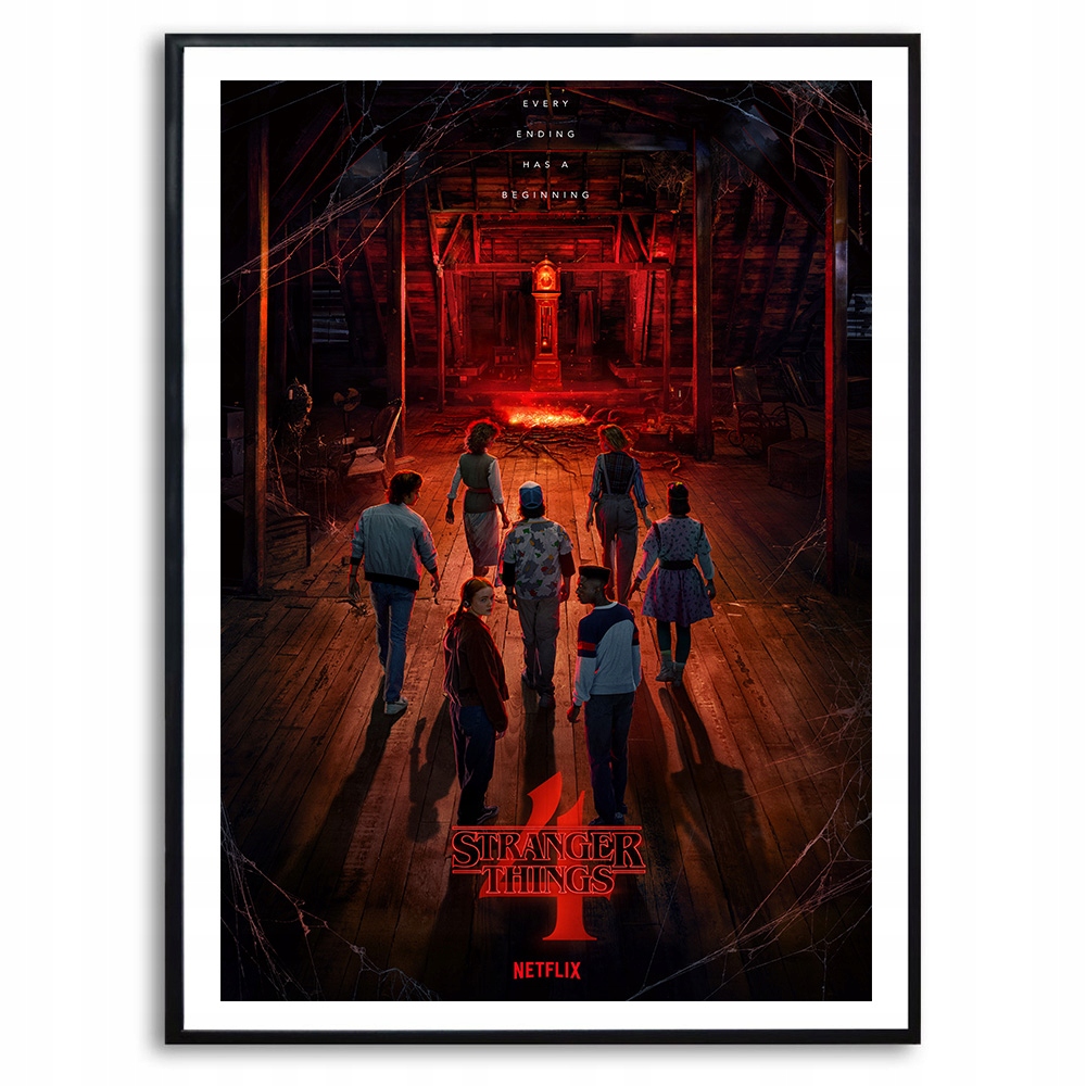 

Plakat 32x44,5 Serial Stranger Things Dużo Wzorów