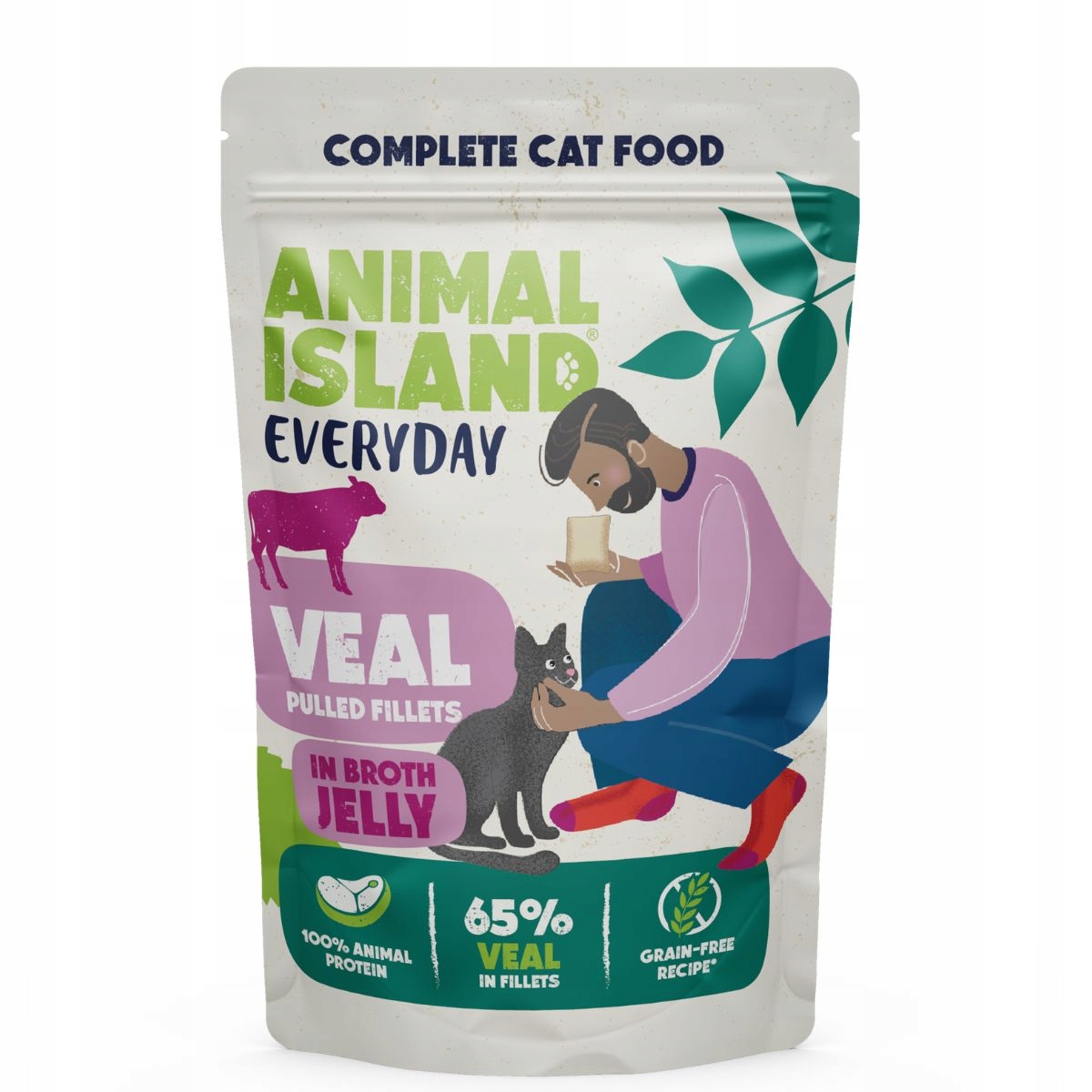 Levně 17X Animal Island Everyday telecí maso v želé 85 g