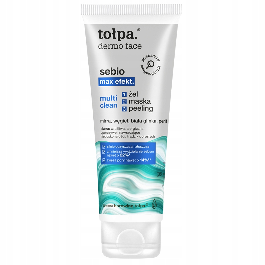 

Tołpa Multi clean żel, maska, peeling 100 ml