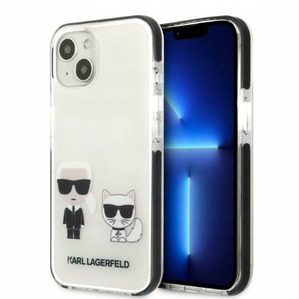 Karl Lagerfeld KLHCP13MTPEKCW iPhone 13 14 15 6,1" hardcase biały/white