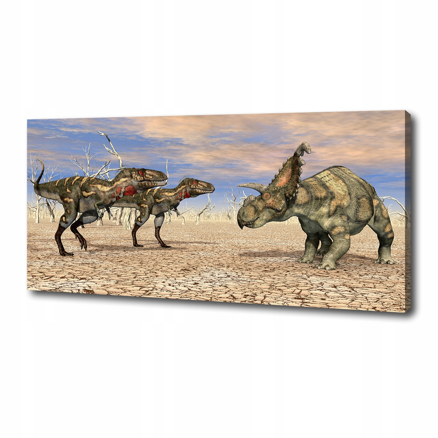 

Foto obraz canvas na ścianę Dinozaury 125x50 cm