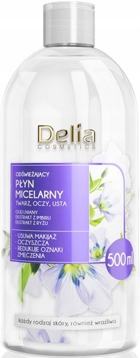 

Delia Płyn Micelarny Odświeżający 500ml