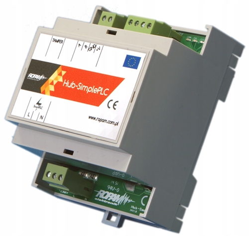 Hub-SimplePLC-D4M koncentrátor SmartPLC Ropam Nový