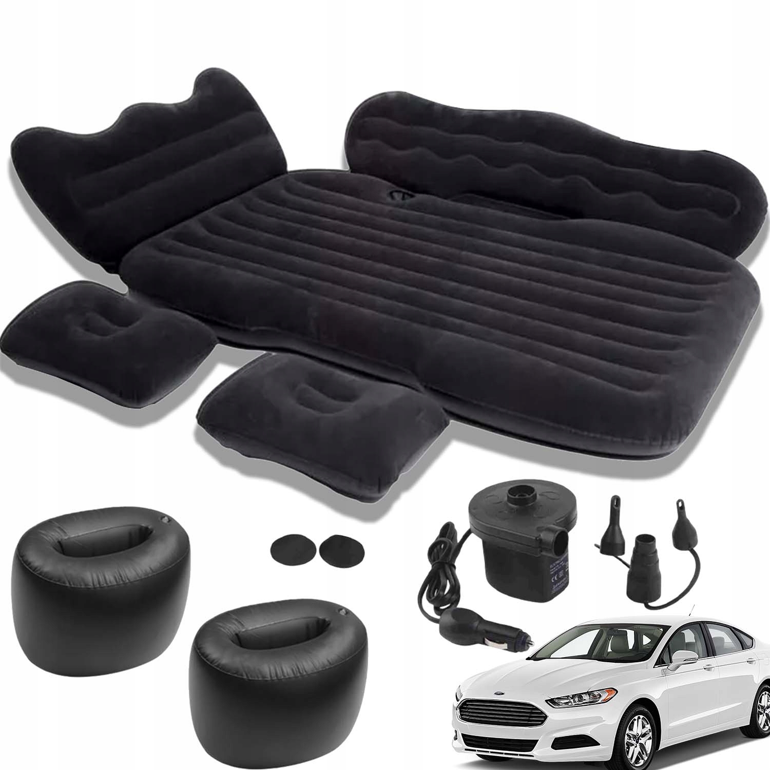 Dmuchany Materac Łóżko Do Samochodu Na Tylne Siedzenie Falisty