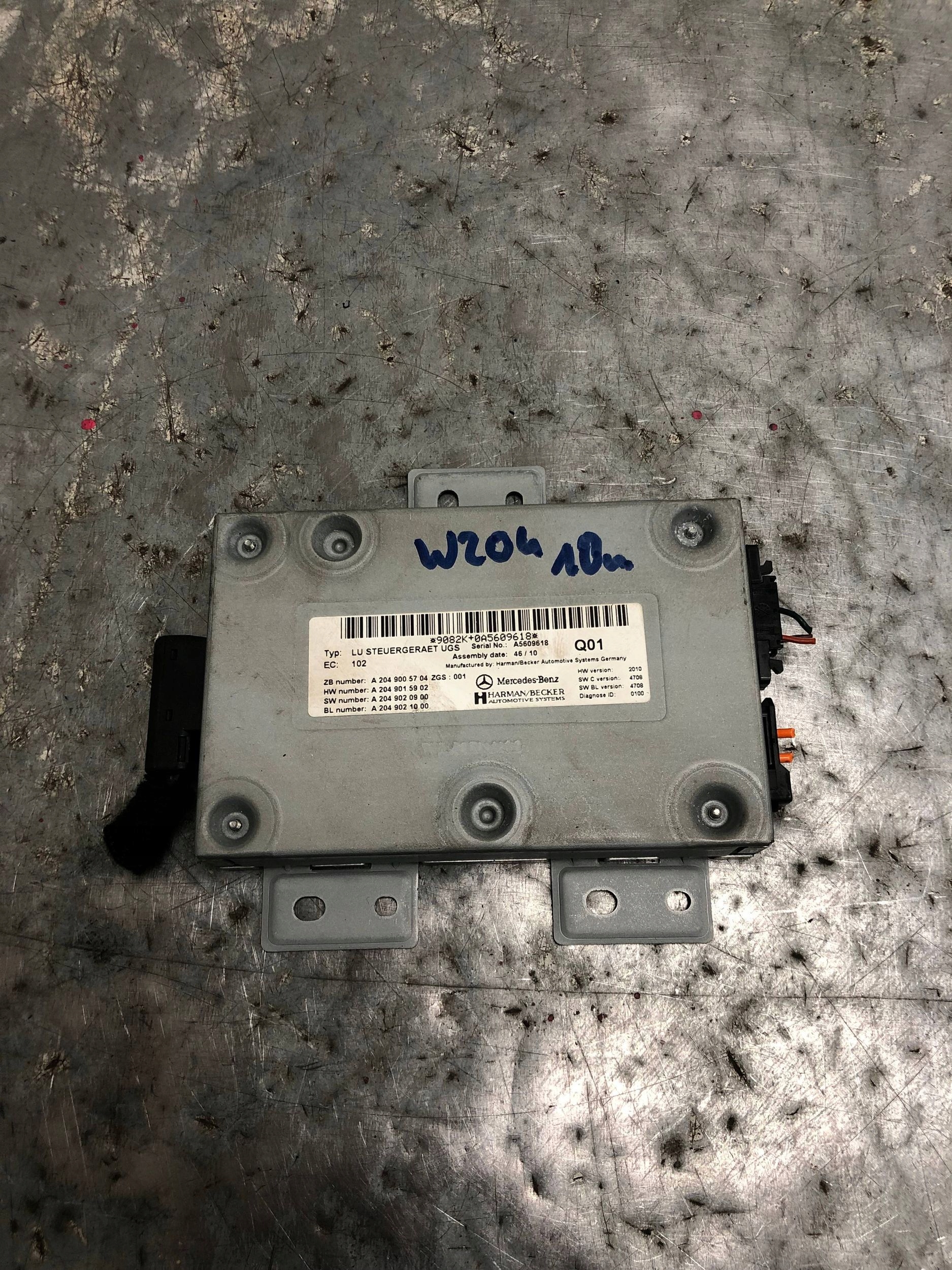 Module Unité de contrôle INTERFACE MERCEDES W204 A2049005704