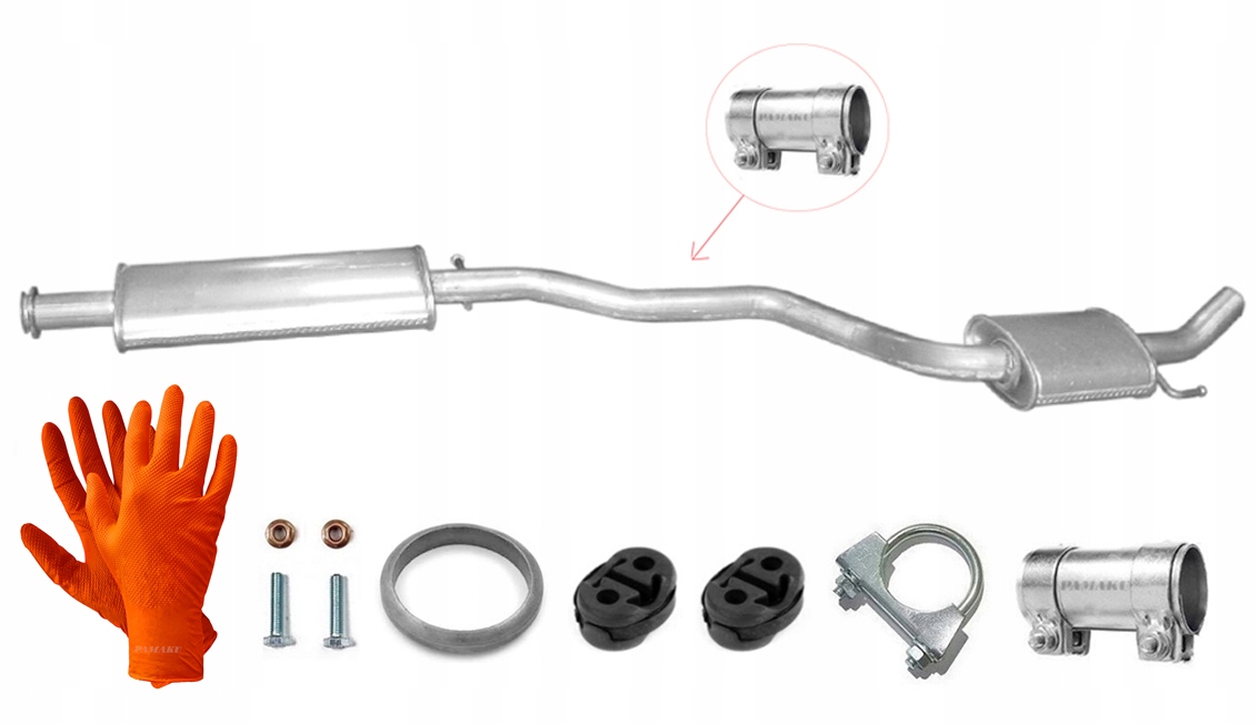 Alfa Romeo 147 1.6 2.0 (2000-2008) Tlumič