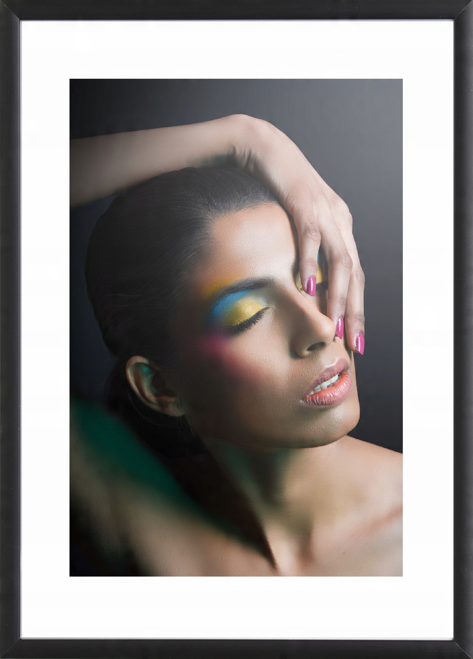 

Rama aluminiowa 68x98 czarna ramka 98x68 plakat