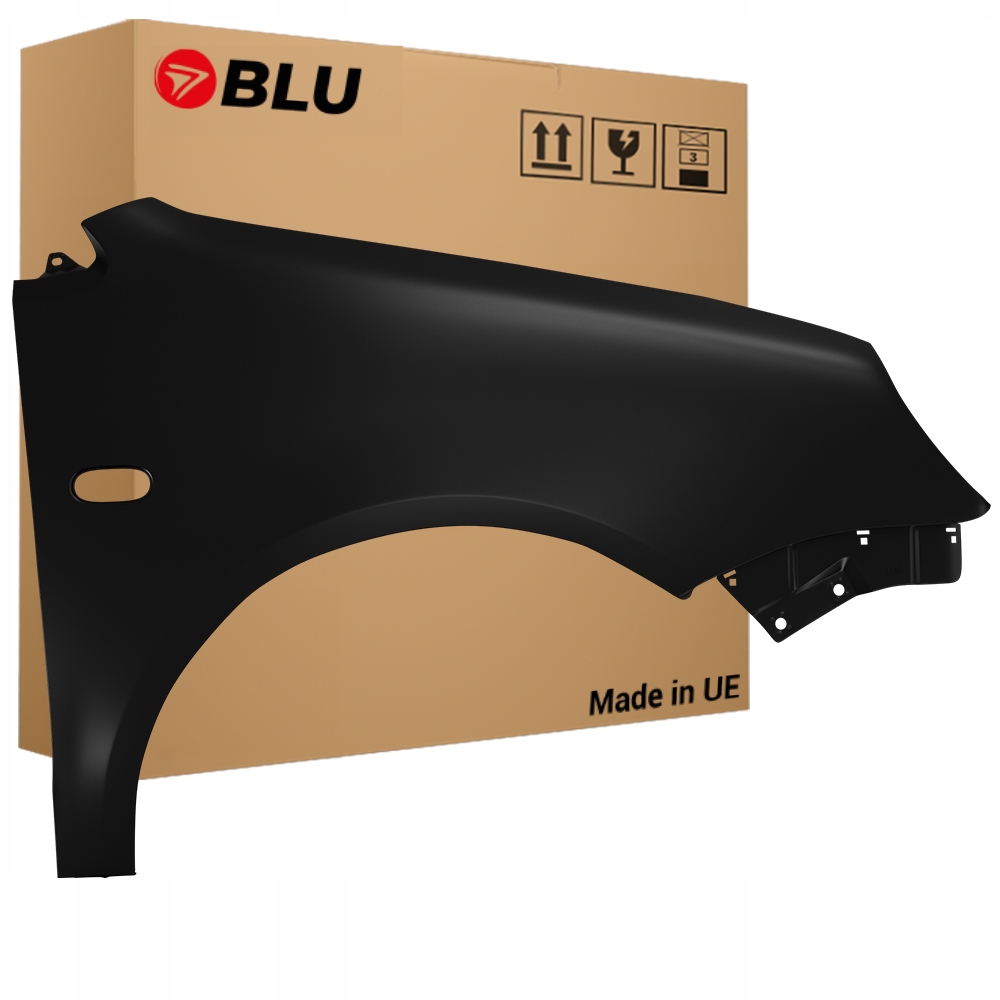 Blu Blatník Vw Polo 9N IV 4 pravý 01-05 přední pozink pro lakování