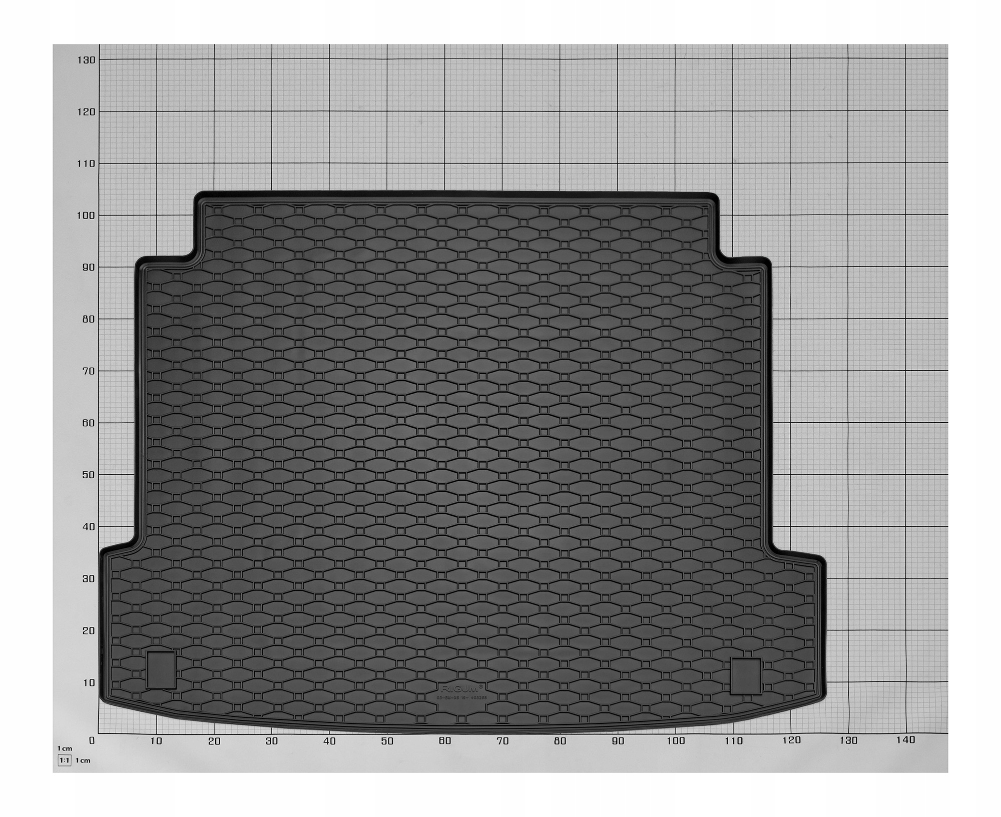 Zestaw dywaników do BMW X6 G06 od 2019 - dywaniki gumowe i mata bagażnikowa Materiał guma