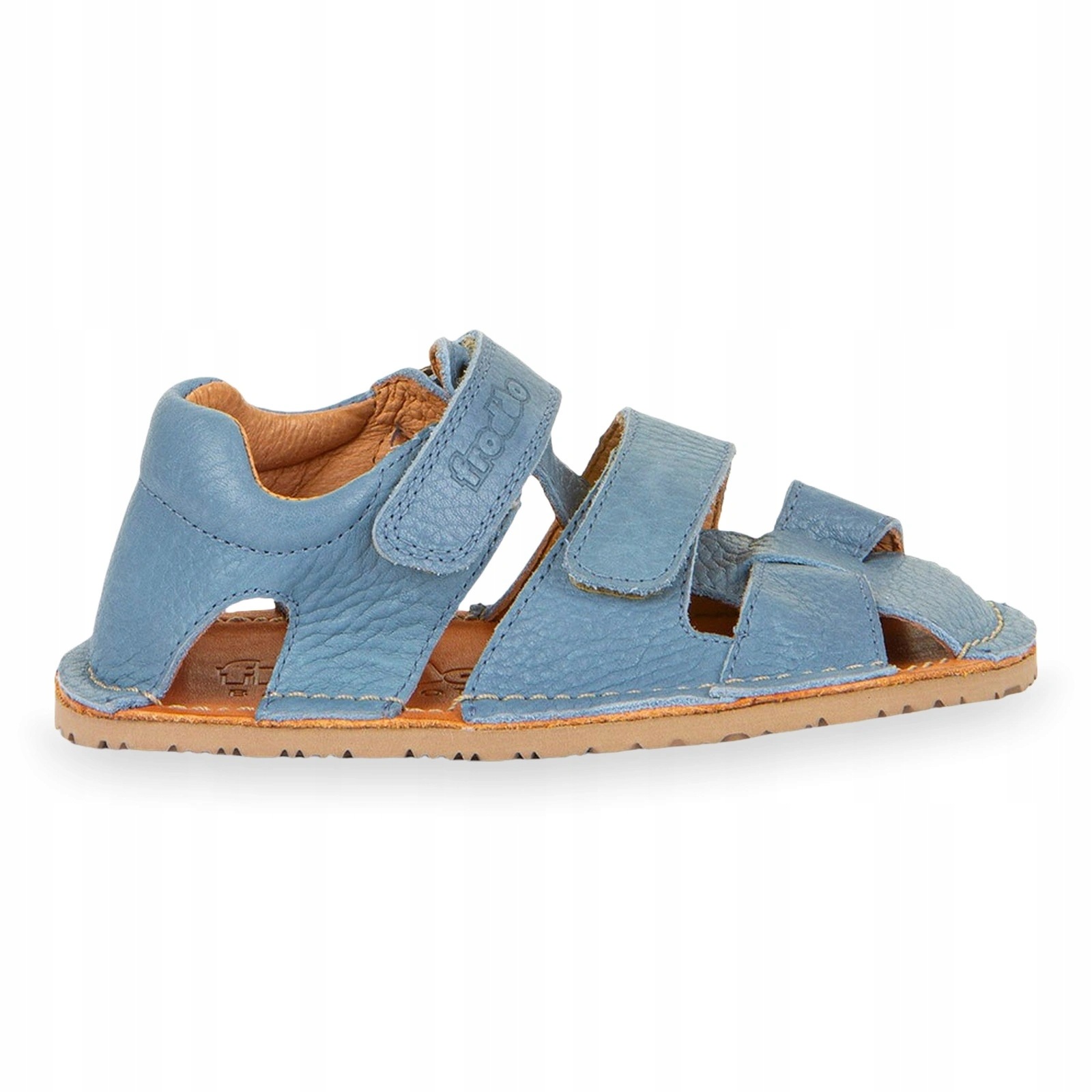 Sandały barefoot skórzane lekkie dziecięce Froddo Flexy Avi Jeans 23