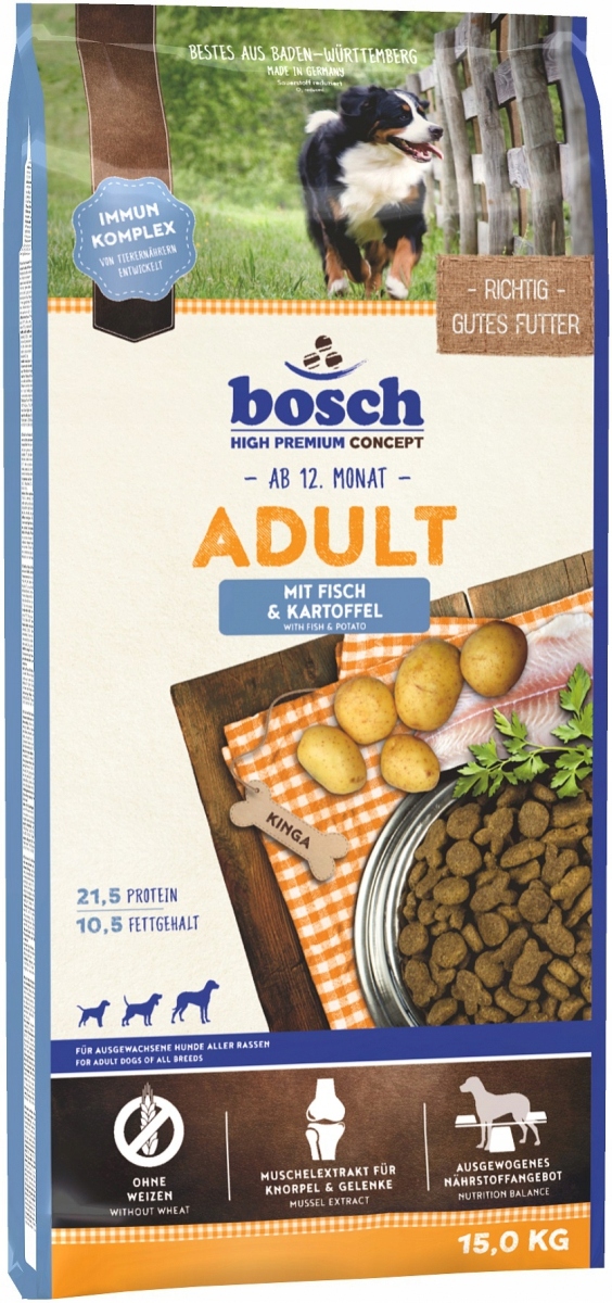 

Bosch Adult Fp Fish Potato 15kg